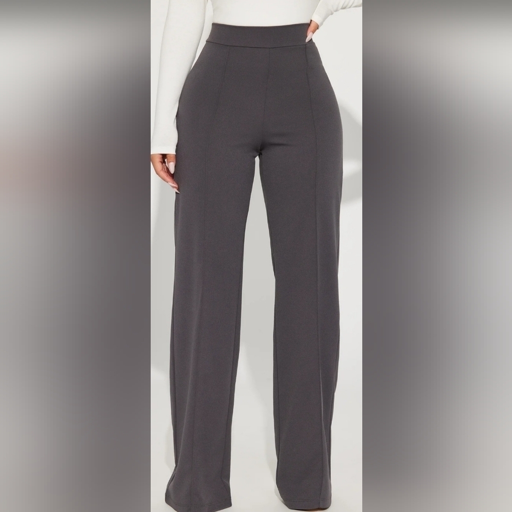 Fashion Nova Bkack Wide Leg Pants
